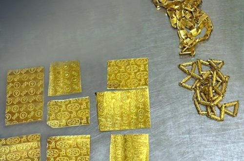 Qızıl-zinət əşyalarının qanunsuz keçirilməsinin qarşısı alınıb -FOTO