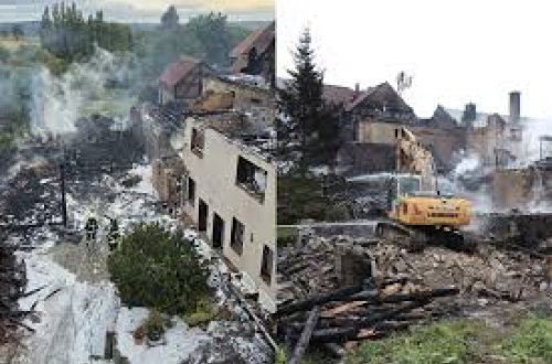 Almaniyada ildırım 18 nəfəri evsiz qoydu