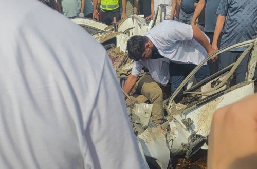 Bakıda yük maşını körpüdən avtomobillərin üzərinə aşdı - ÖLƏNLƏR VAR