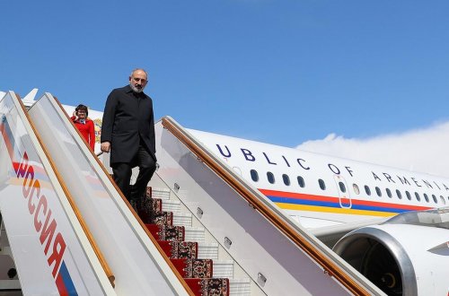 Paşinyanın təyyarəsi ilk dəfə Azərbaycan hava məkanında