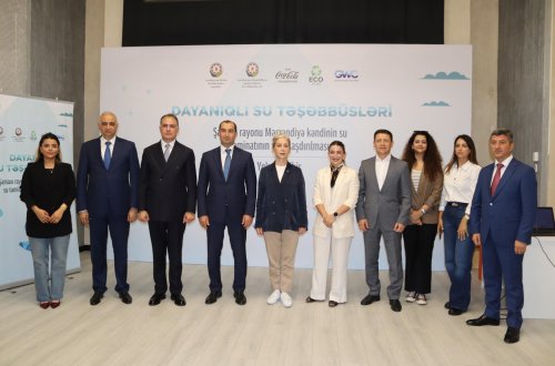 Mərzəndiyyə kəndində içməli su layihəsi həyata keçirilib