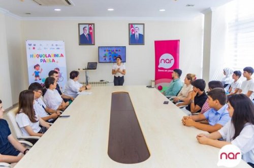 “Nar” uşaqlar üçün maarifləndirici tədbirlərə dəstək verir