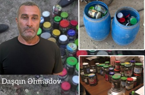 Şirvanda 3 kiloqram marixuananı şüşə qablarda gizlədən şəxs saxlanıldı