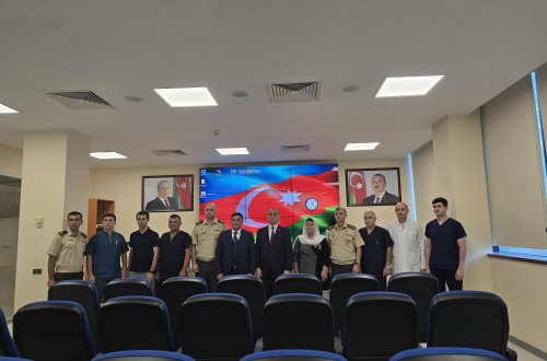 Müdafiə Nazirliyinin Qan Bankı və Azərbaycan Qan Donorluğunun İnkişafı Mərkəzi arasında rəsmi görüş təşkil olunub