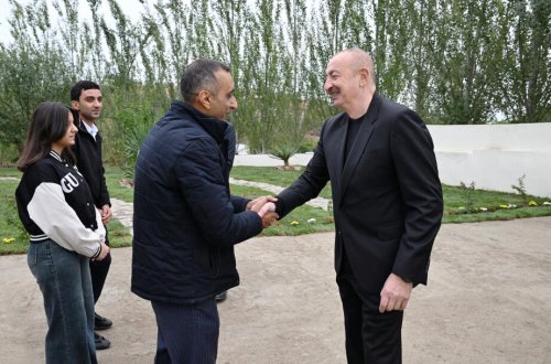 İlham Əliyev Xocalı rayonunun Daşbulaq kəndində olub