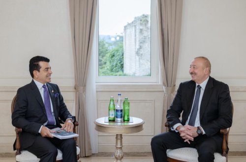 İlham Əliyev ICESCO-nun Baş direktorunu qəbul edib