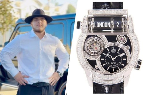 Kadırovun 17 yaşlı oğlunun milyonluq saatı gündəm oldu - FOTO