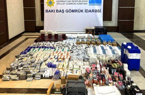 Gömrük orqanına bəyan edilməyən xeyli miqdarda mallar aşkar edildi