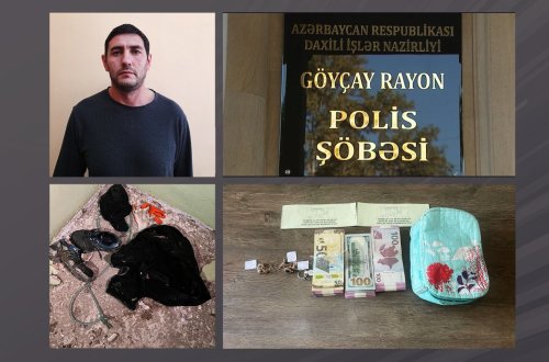 Göyçayda qadına qarşı quldurluq edib ölkədən qaçan şəxs saxlanılıb