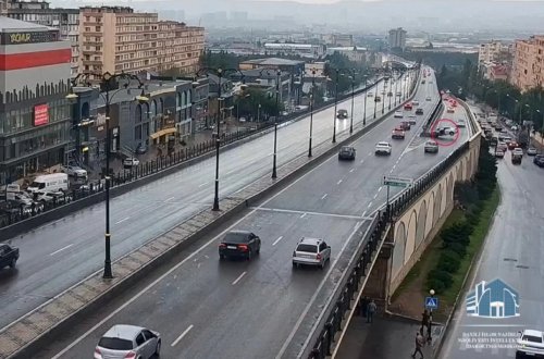 Bakıda ölümlə nəticələnən dəhşətli qəzanın ANBAAN GÖRÜNTÜLƏRİ