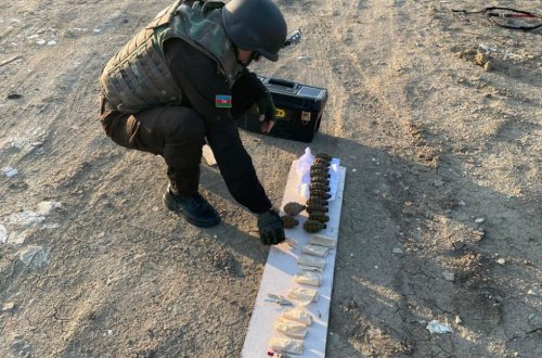 Masazırda sursat aşkarlanıb (FOTO/VİDEO)