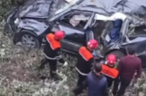 Toydan qayıdanlar ağır qəzaya düşdü - Altı yaralı var - YENİLƏNİB - VİDEO - FOTO