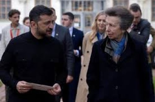 Böyük Britaniya şahzadəsi Kiyevdə Zelenski ilə görüşüb