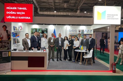 Mingəçevir Dövlət Universiteti 11-ci Bakı Beynəlxalq Kitab Sərgisində iştirak edir