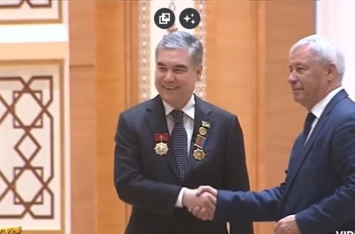 Saxta medal paylayan QHT sədri ilə bağlı yeni fakt – Türkmənistan prezidentinə də medal veribmiş