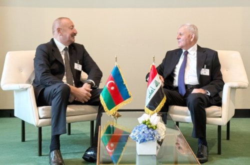 Azərbaycan Prezidenti İlham Əliyev iraqlı həmkarı ilə Nyu-Yorkda apardığı fikir mübadiləsini yüksək qiymətləndirib