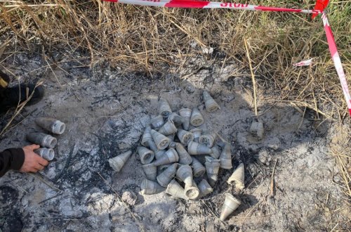 Qurd Dərəsi bağlarında hərbi sursatlar aşkar edilib (FOTO/VİDEO)