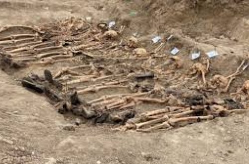 Ağdərədə keçmiş döyüş mövqeyində növbəti kütləvi məzarlıq aşkarlanıb