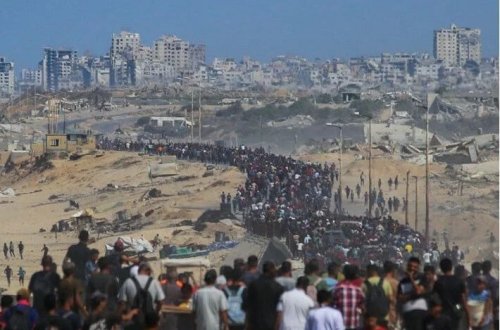 Qəzzada 310.000 insan cənubdan şimala köçüb