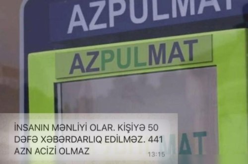 “Azpulmat” əməkdaşı müştərini təhqir etdi: “Adamın mənliyi olar” – FOTOlar