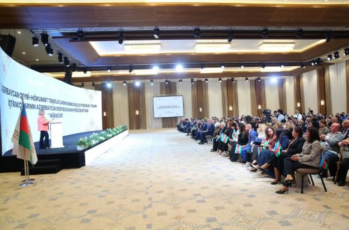 Azərbaycan QHT-lərinin Əməkdaşlıq Forumunun iştirakçıları Prezident İlham Əliyevə müraciət ünvanlayıb