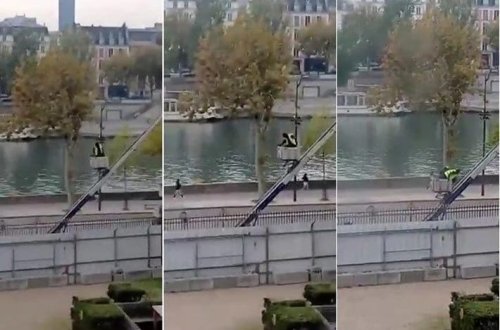 Luvr Muzeyi quldurlarının görüntüləri üzə çıxıb