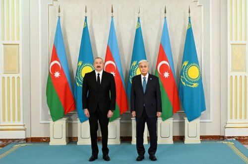 İlham Əliyev: Qazaxıstanla aramızdakı siyasi təmaslar əməkdaşlığın dərinləşdirilməsi üçün zəmin yaradır