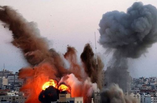 İsrail Qəzza zolağının mərkəzinə raket zərbəsi endirib