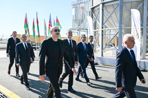 Prezident İmişlidə açılış etdi - FOTOLAR