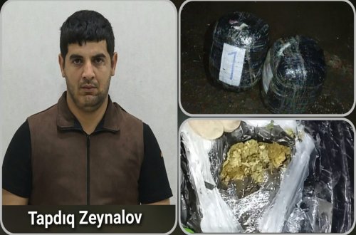 Astarada narkokuryerdən 8 kiloqram marixuana aşkarlanıb