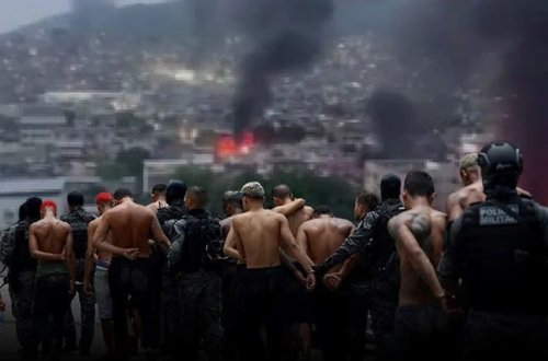 Braziliyanın küçələri döyüş meydanına çevrilib: 4-ü polis olmaqla 60 nəfər ölüb