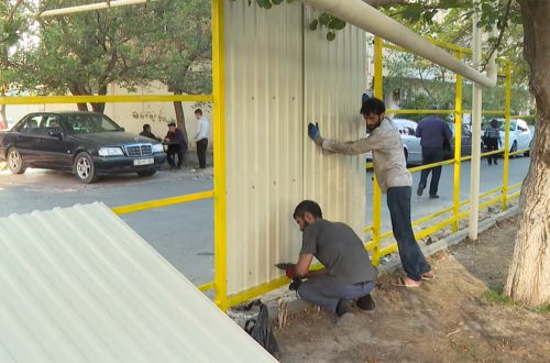 Bakıda daha bir ərazidə söküntü başlayır - Video