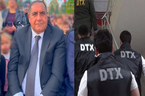 Saxlanılan icra başçısı və digər rəsmi şəxslərin GÖRÜNTÜLƏRİ - VİDEO