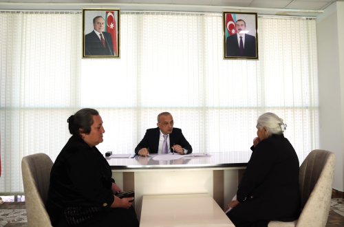 Azərbaycan Dövlət Su Ehtiyatları Agentliyinin sədri  Göygöl rayonunda vətəndaşlarla görüşüb