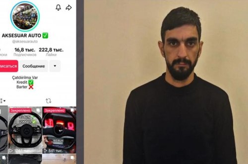 “TikTok”da saxta elanlar paylaşaraq dələduzluq edən şəxs saxlanılıb