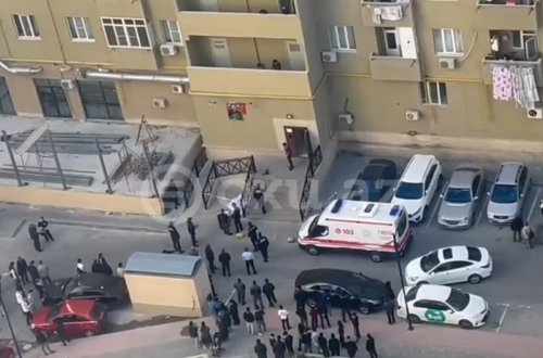 12-ci mərtəbədən yıxılan oğlan oraya hazırlığa gəlirmiş - YENİLƏNİB - FOTO