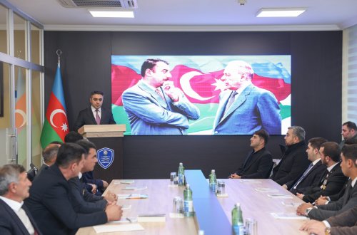 SİMDNX-da Zəfər Gününün 5 illiyi münasibətilə şəhid ailələri, qazilər və Vətən müharibəsi iştirakçıları ilə görüş keçirilib