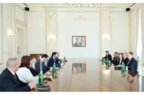 Prezident Slovakiya Baş nazirinin müavininin başçılıq etdiyi nümayəndə heyətini qəbul edib - FOTO