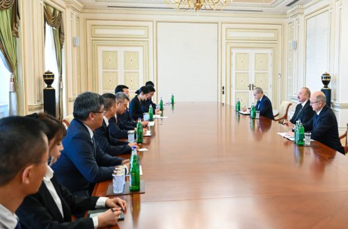 Prezident “China Datang Corporation Ltd.”nin nümayəndə heyətini qəbul etdi - FOTOLAR