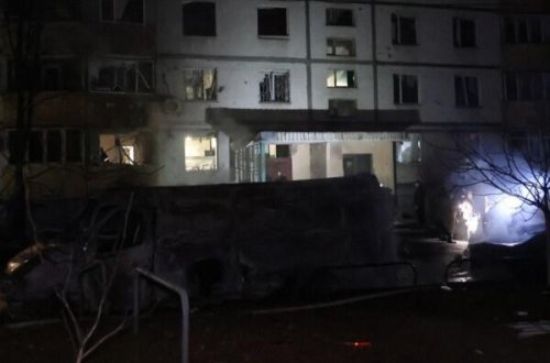 Ukraynaya növbəti dron hücumu - 36 yaralı var - FOTO