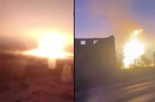 Rusiyada təbii qaz boru kəmərində partlayış baş verib