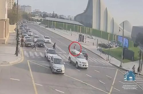 Bakıda avtomobil şagirdi vurdu - HADİSƏ ANI