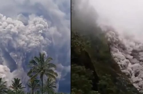 Semeru vulkanından 178 alpinist xilas edildi