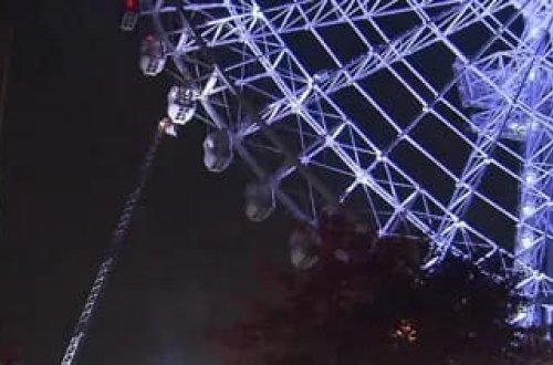 Karuseldə qalan 20 nəfər 9 saatlıq əməliyyat nəticəsində xilas edilib