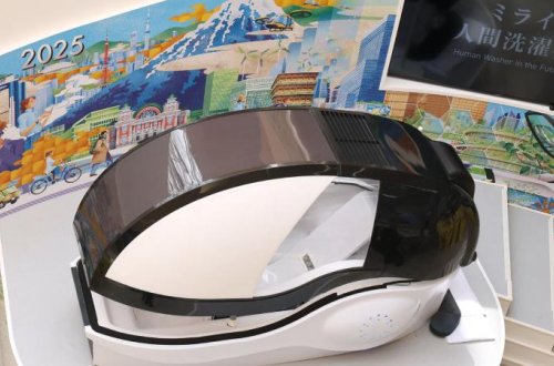 İnsanları paltar kimi yuyacaq maşın xidmətə hazırdır