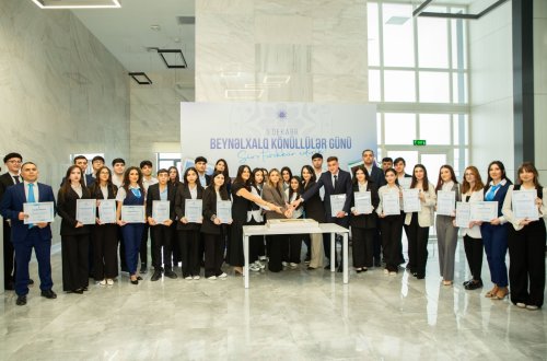 “ASAN xidmət”də Beynəlxalq Könüllülər Günü qeyd olunub