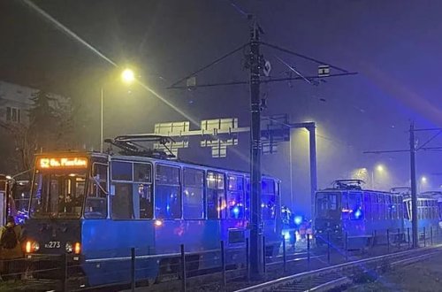 Polşada tramvay qəzası: 35 yaralı, 2-si ağır