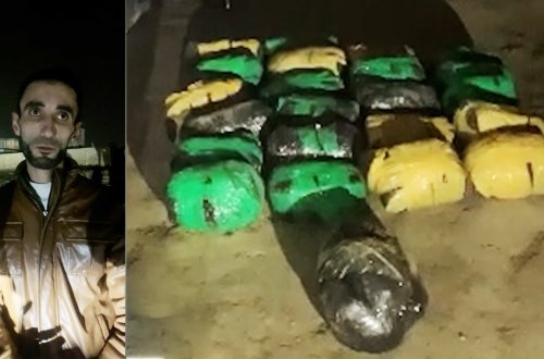 Quldurluq etdiyi üçün məhkum olunmuş şəxs 22 kq narkotiklə saxlanıldı