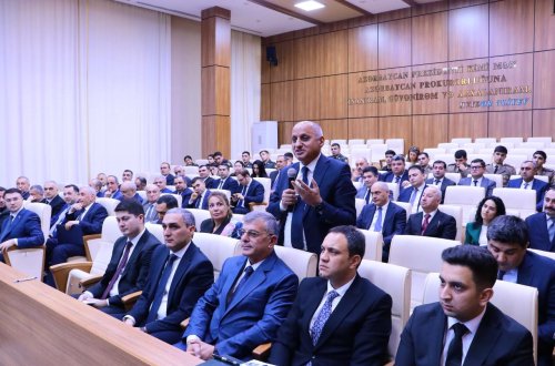 Azərbaycan Respublikasının Baş prokuroru yanında Elmi-Məsləhət Şurasının növbəti iclası keçirilib