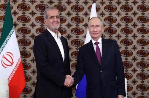 Putin və Pezeşkian Aşqabadda görüşüblər